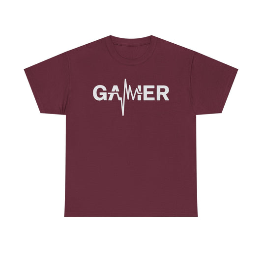 Gamer Heartbeat Video Games Graphic T-Shirt