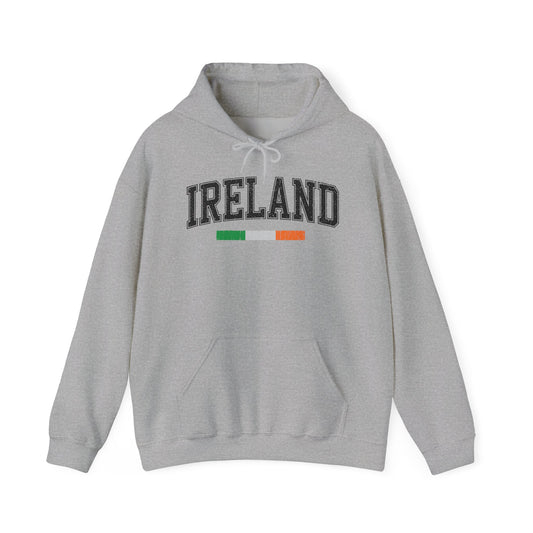 Vintage Ireland Flag Irish Retro Throwback Mens Womens Hoodie