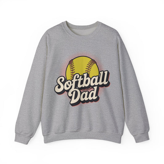 Funny Fathers Day Softball Dad Gift From Daughter Son Wife Sweatshirt