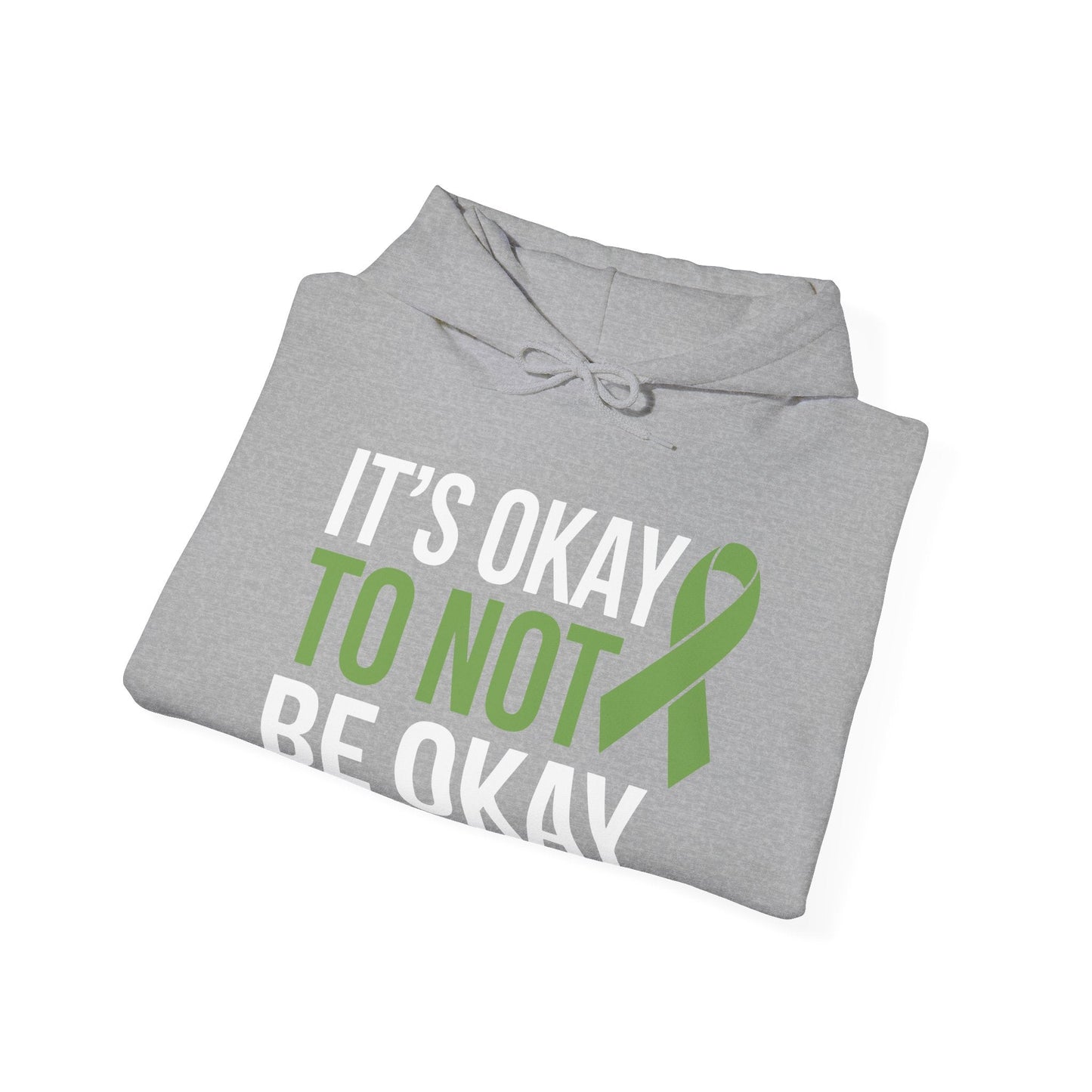Its Okay To Not Be Okay Mental Health Awareness Ribbon Hoodie