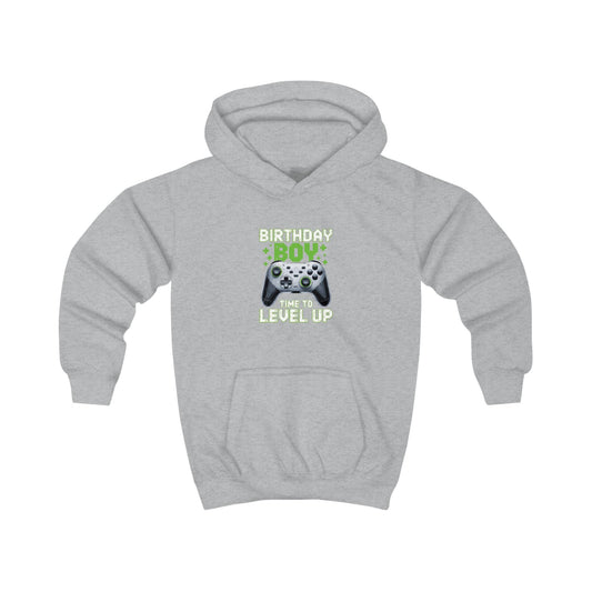 Level Up Birthday Boy Video Game Hoodie