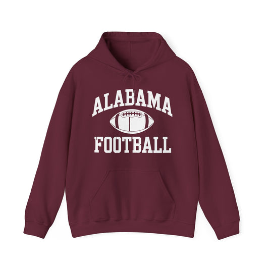 Men's Grey Alabama Football Vintage Distressed Hoodie