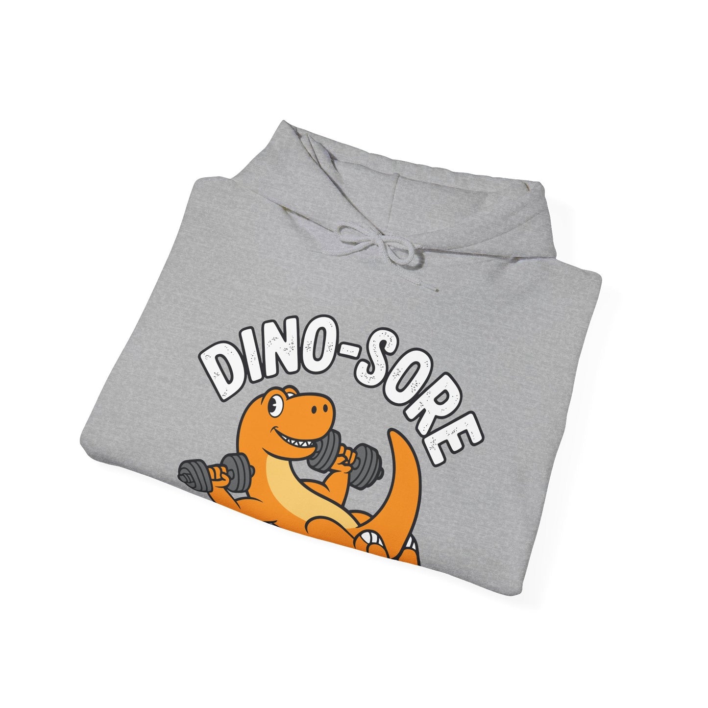 Gym Workout Dino Sore Exercise Fitness Boys Women Men Hoodie