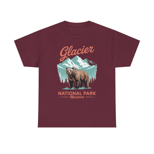 Glacier National Park retro T-Shirt