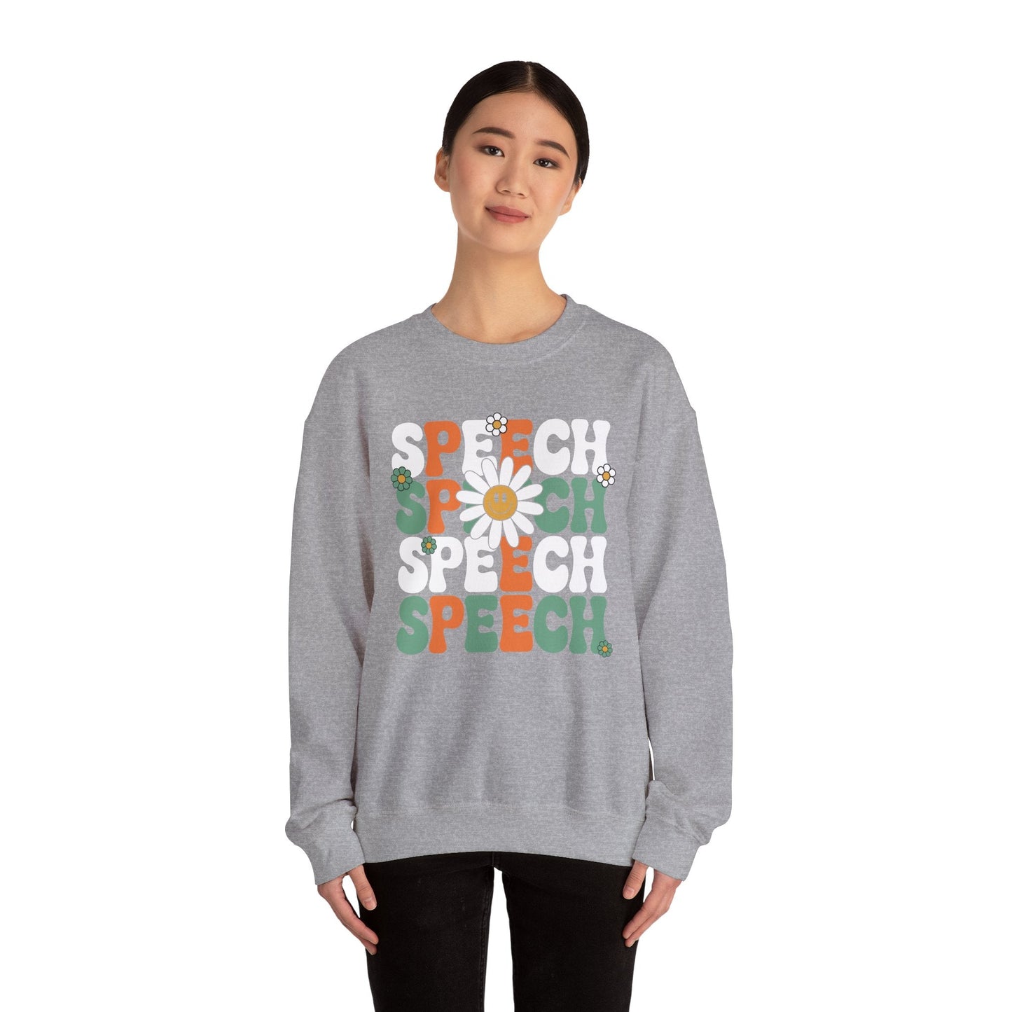 Speech Therapy Retro Speech Language Pathologist Therapist Sweatshirt