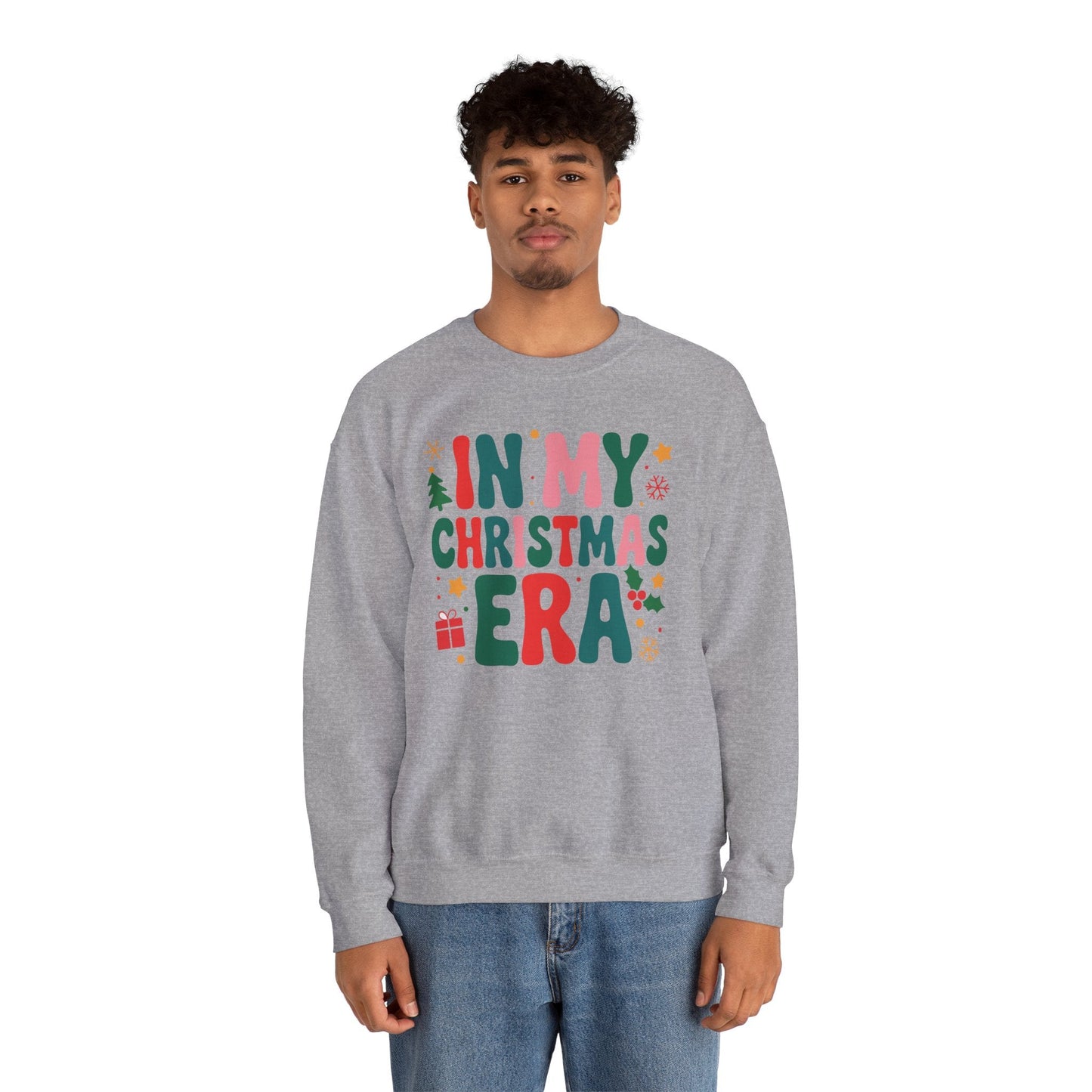 In My Christmas Era Cute Groovy Christmas Holiday Xmas Sweatshirt