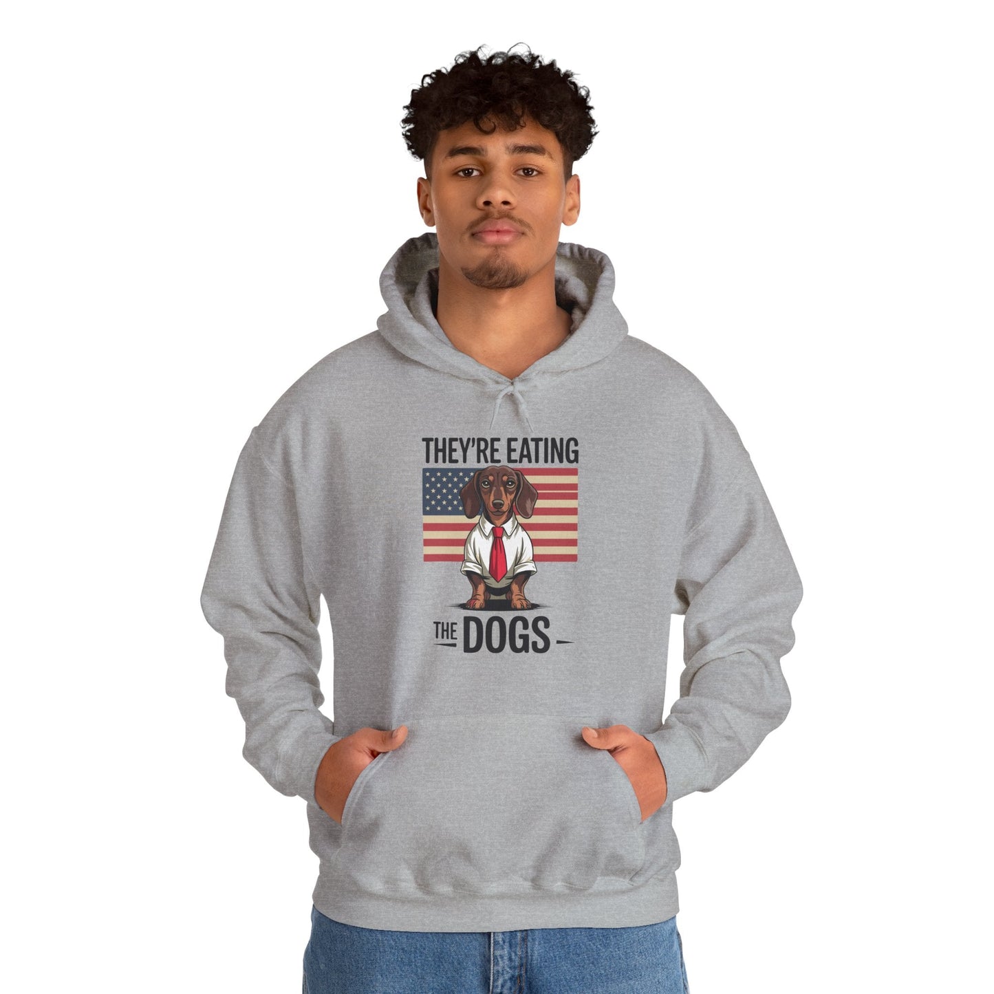 They're Eating the Dogs Trump Hot Dog Hoodie