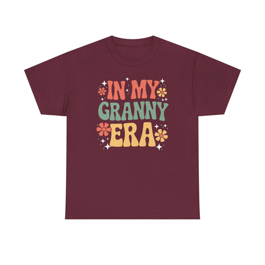 In My Granny Era Funny Sarcastic Groovy Retro Mothers Day T-Shirt