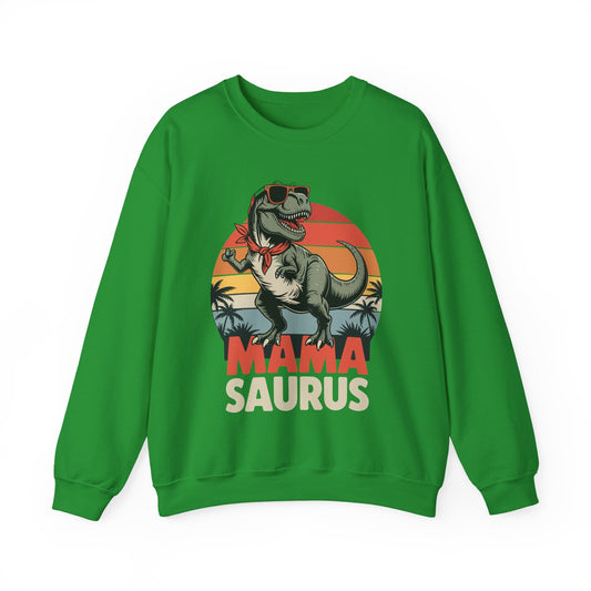 Mamasaurus T Rex Dinosaur Mama Saurus Family Matching Women Sweatshirt