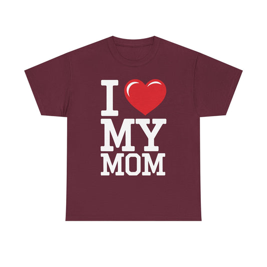 I Love My Mom Mothers Day from Daughter or Son T-Shirt