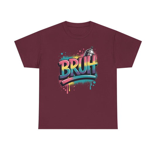 Bruh Graffiti Funny Saying Street Art Meme Men Boys T-Shirt