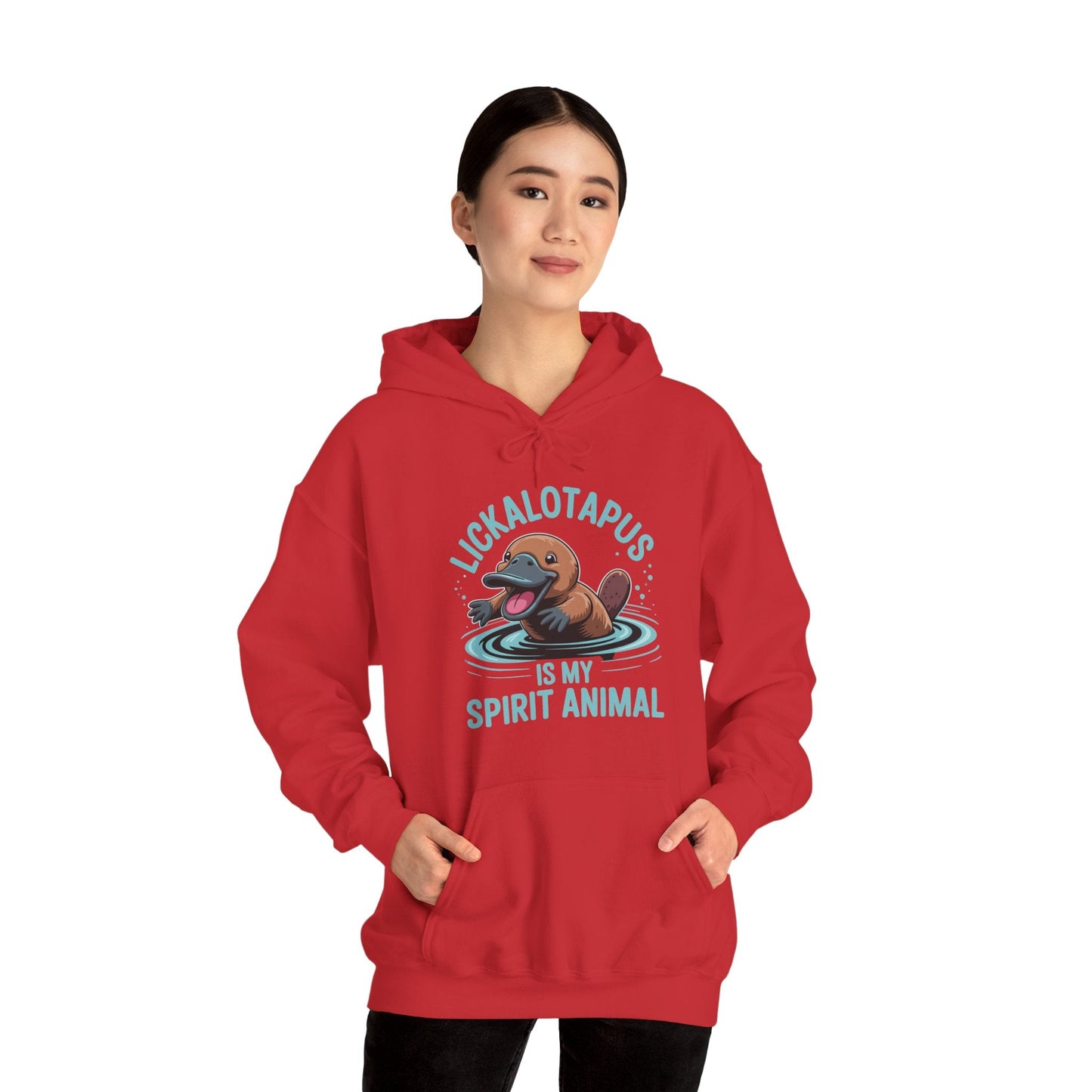 Vintage Funny Lickalottapus Is My Spirit Animal Lovers Meme Hoodie