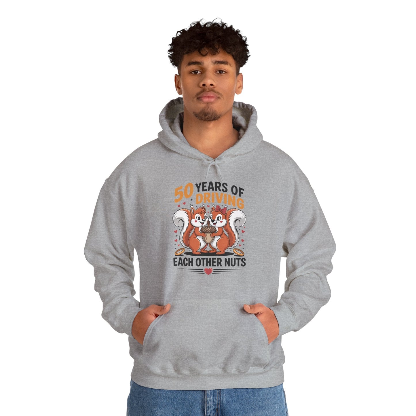 50th Wedding Anniversary 50 Years Of Driving Each Other Nuts Hoodie