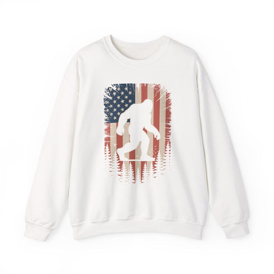 Bigfoot 4th of July Shirt American USA Flag Patriotic Sweatshirt