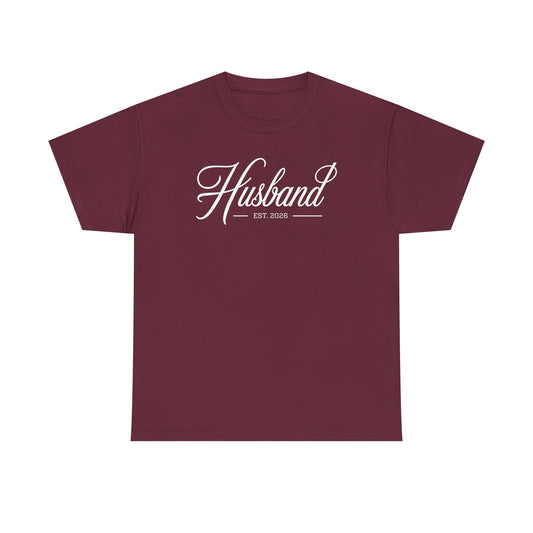 Couples Gifts For Husband And Wife Matching Husband Est 2026 Just Married Honeymoon Wedding T-Shirt