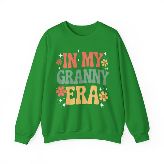 In My Granny Era Funny Sarcastic Groovy Retro Mothers Day Sweatshirt