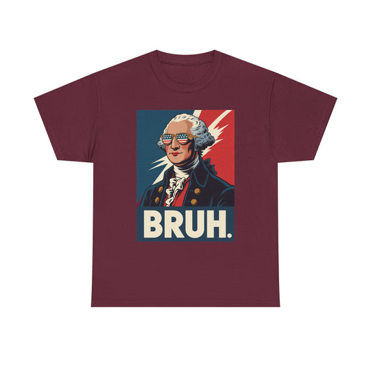 4th Of July 2025 George Washington Bruh. Meme Patriotic T-Shirt