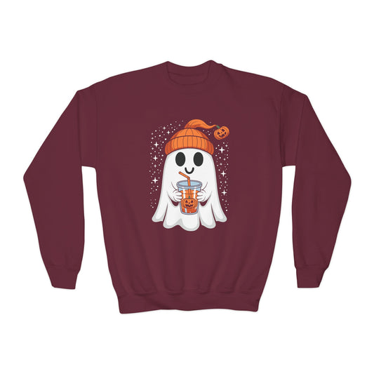 Halloween for Kids Cute Fall Ghost Sweatshirt