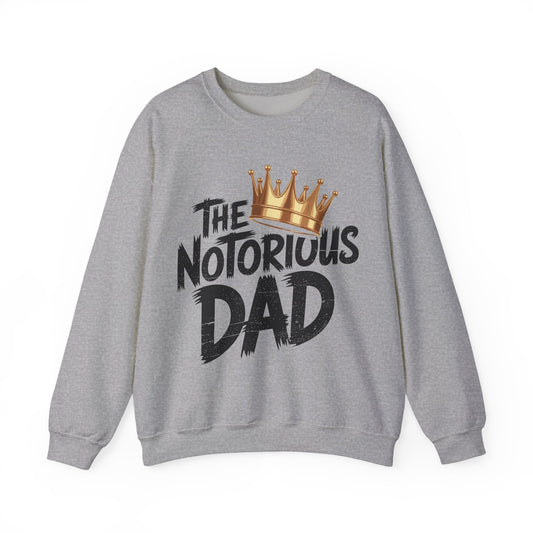 Old School Funny Hip Hop Fathers Day Notorious Dad Sweatshirt