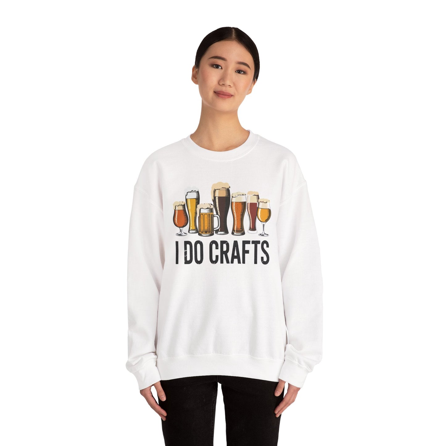 Craft Beer Vintage I Do Crafts Home Brew Art Sweatshirt