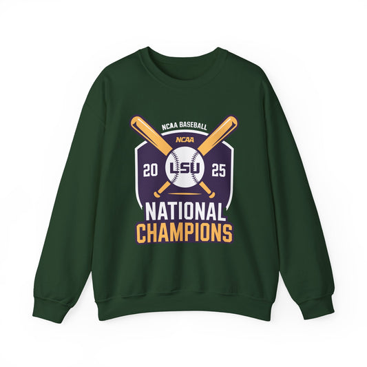 LSU Baseball 2025 National Champions Logo Sweatshirt