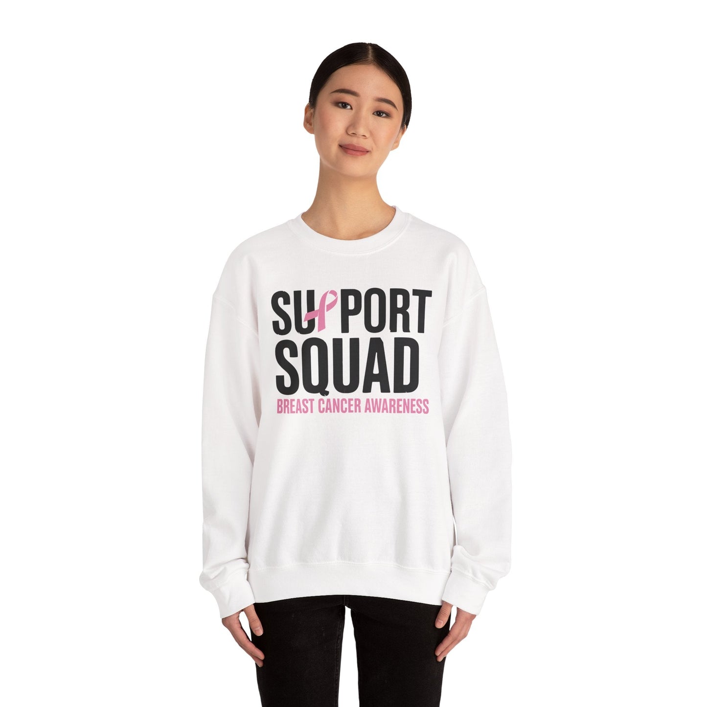 Breast Cancer Shirts Support Squad Breast Cancer Awareness Sweatshirt
