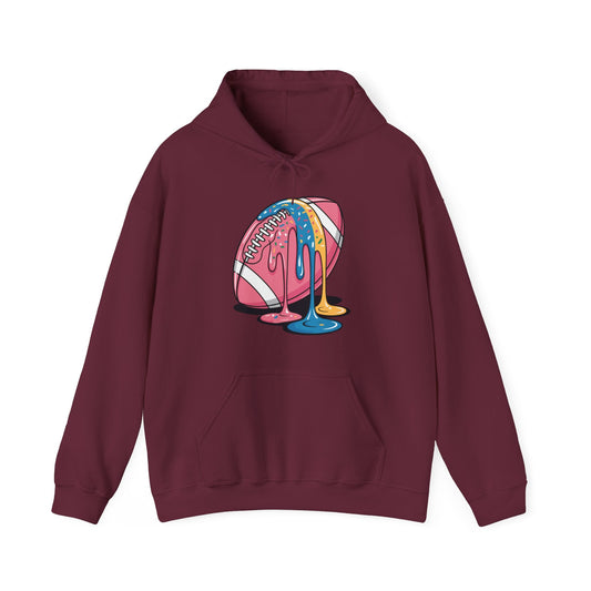 Football Drip For Lineman WR QB RB Ice Cream Sprinkles Hoodie