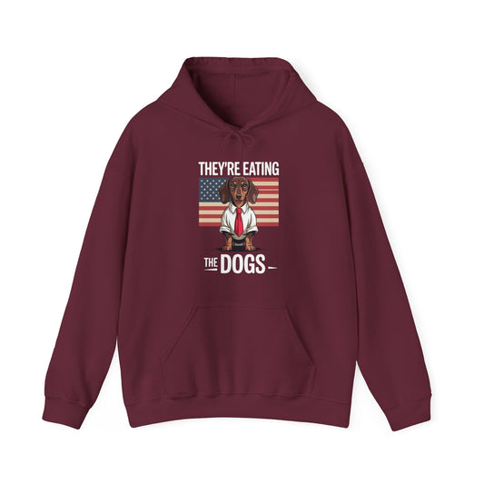 They're Eating the Dogs Trump Hot Dog Hoodie
