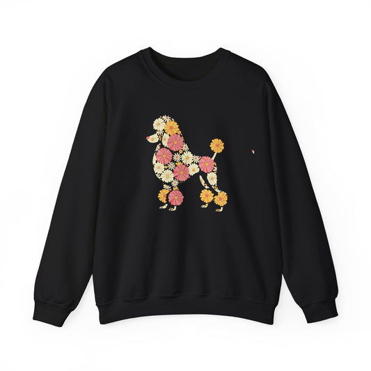 Funny Floral Flower Poodle Mom Grandma Womens Mothers Day Sweatshirt