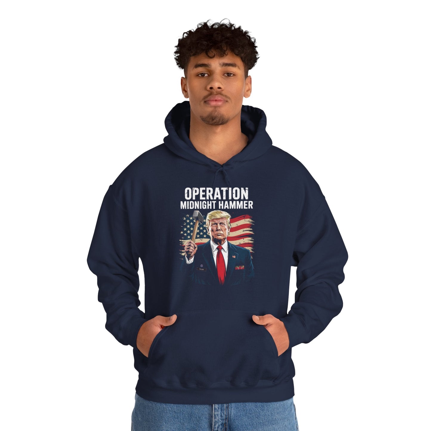 Funny Trump Operation Midnight Hammer Hoodie