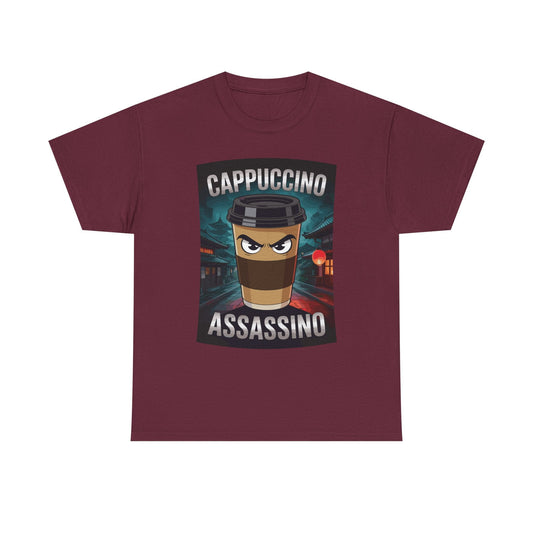 Cappuccino Assassino Coffee Lovers Italian Brainrot Meme T-Shirt