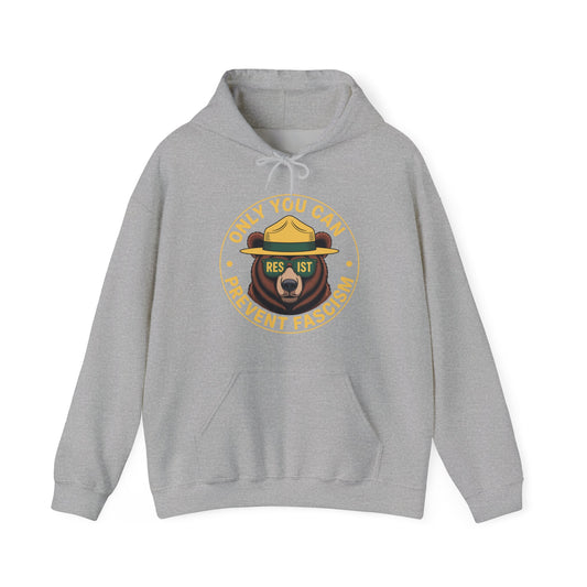 Funny Only You Can Prevent Fascism Protect National Parks Hoodie