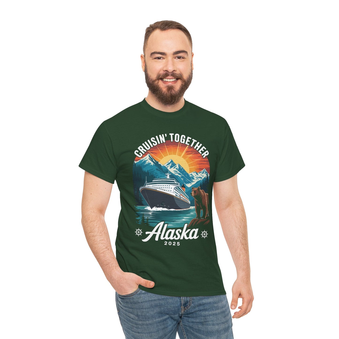 Cruisin Together Alaska 2025 Family Friend Alaska Cruise T-Shirt
