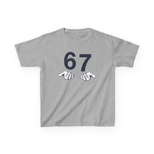 Funny Six Seven 6 7 Meme Gen Alpha Slang 6 7 Hands T-Shirt