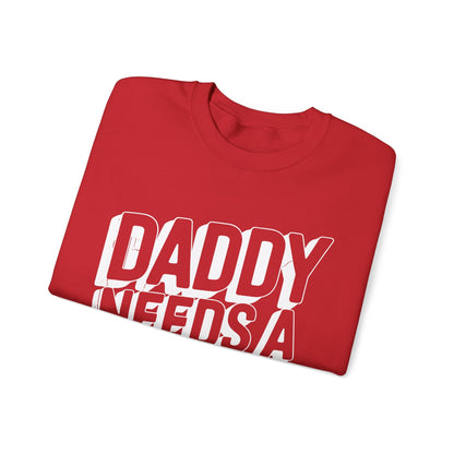 Daddy Needs A Beer Shirt Funny Men Drinking Dad Fathers Day Sweatshirt