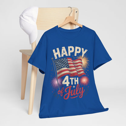 Happy 4th Of July Patriotic American US Flag 4th Of July T-Shirt