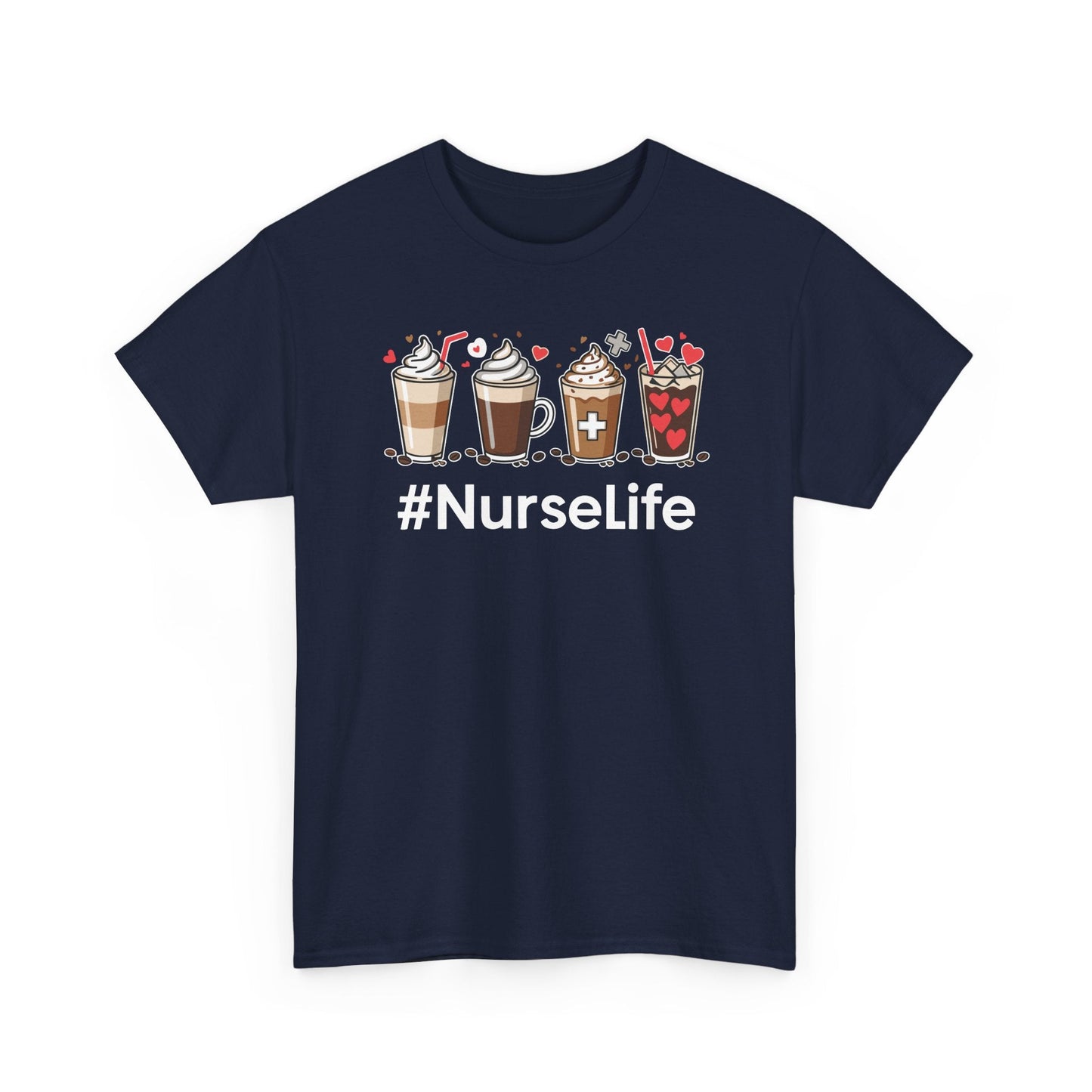 Nurse Life Funny Coffee Nurses Fuel Registered Nurse Medical T-Shirt