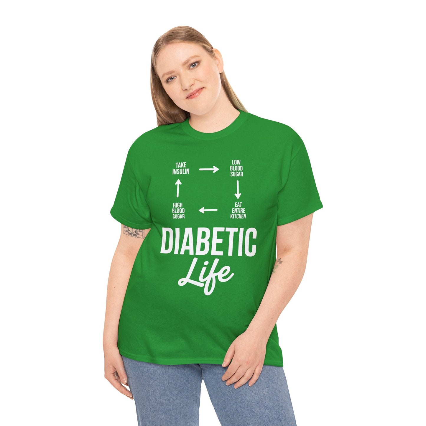 Funny Diabetic Type 1 Diabetes T1D Diabetes Awareness T-Shirt