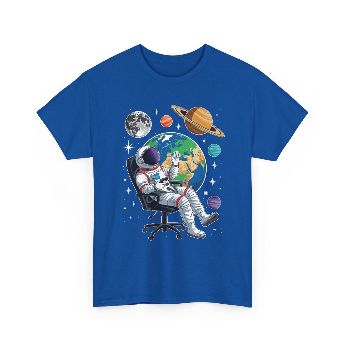 Astronaut Gamer Space Gaming System Planets T-Shirt