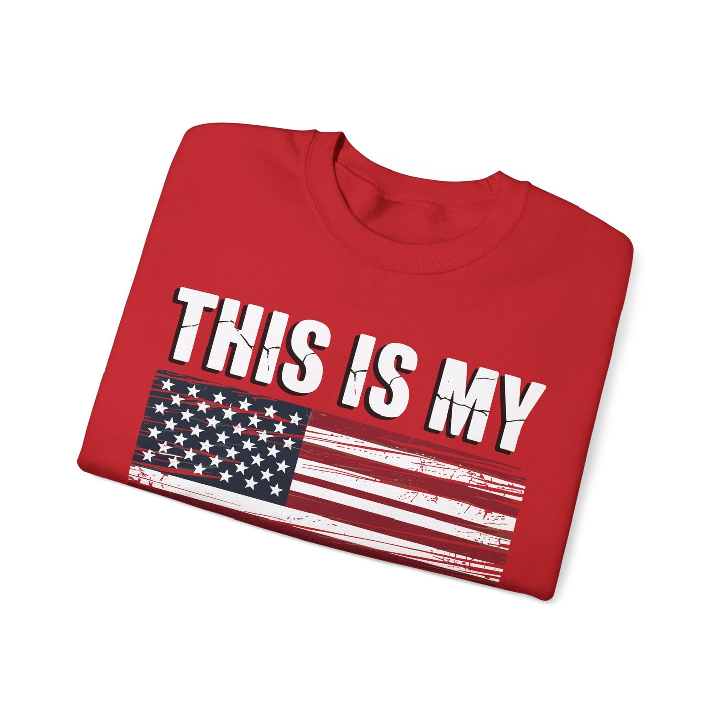 This Is My Pride Flag USA American 4th of July Patriotic Sweatshirt