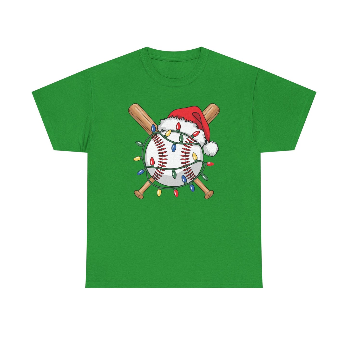 Santa Sports Design For Men Boys Christmas Baseball Player T-Shirt