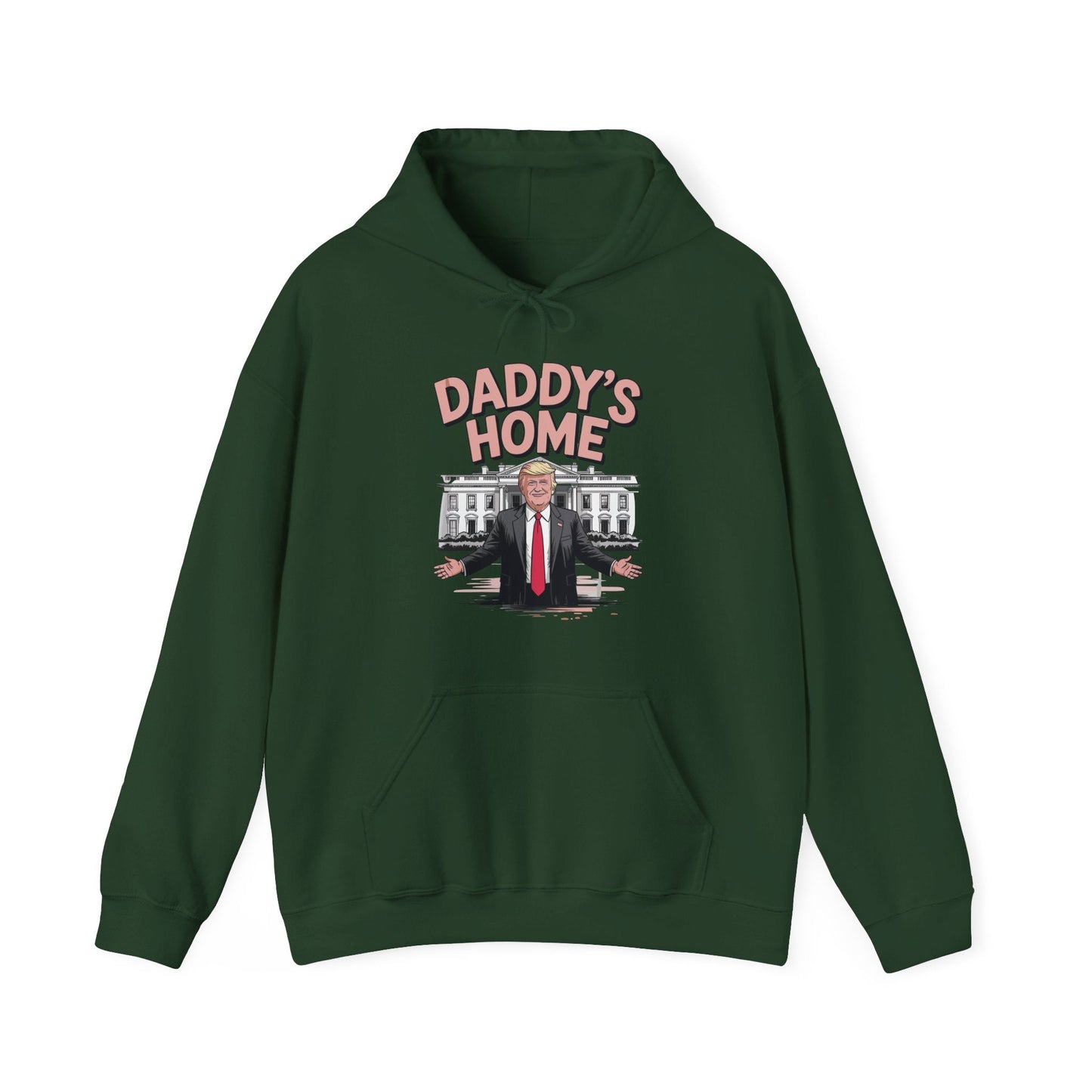 Trump Daddys Home White House 2025 Hoodie