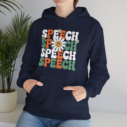 Speech Therapy Retro Speech Language Pathologist Therapist Hoodie