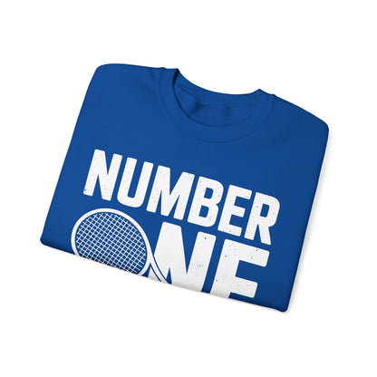 Tennis Dad Number One Daddy with Tennis Sayings Fathers Day Sweatshirt