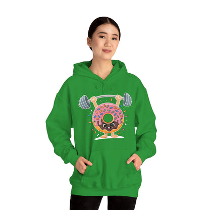 Funny Weightlifing Fitness Workout Gym Donut Lover Hoodie