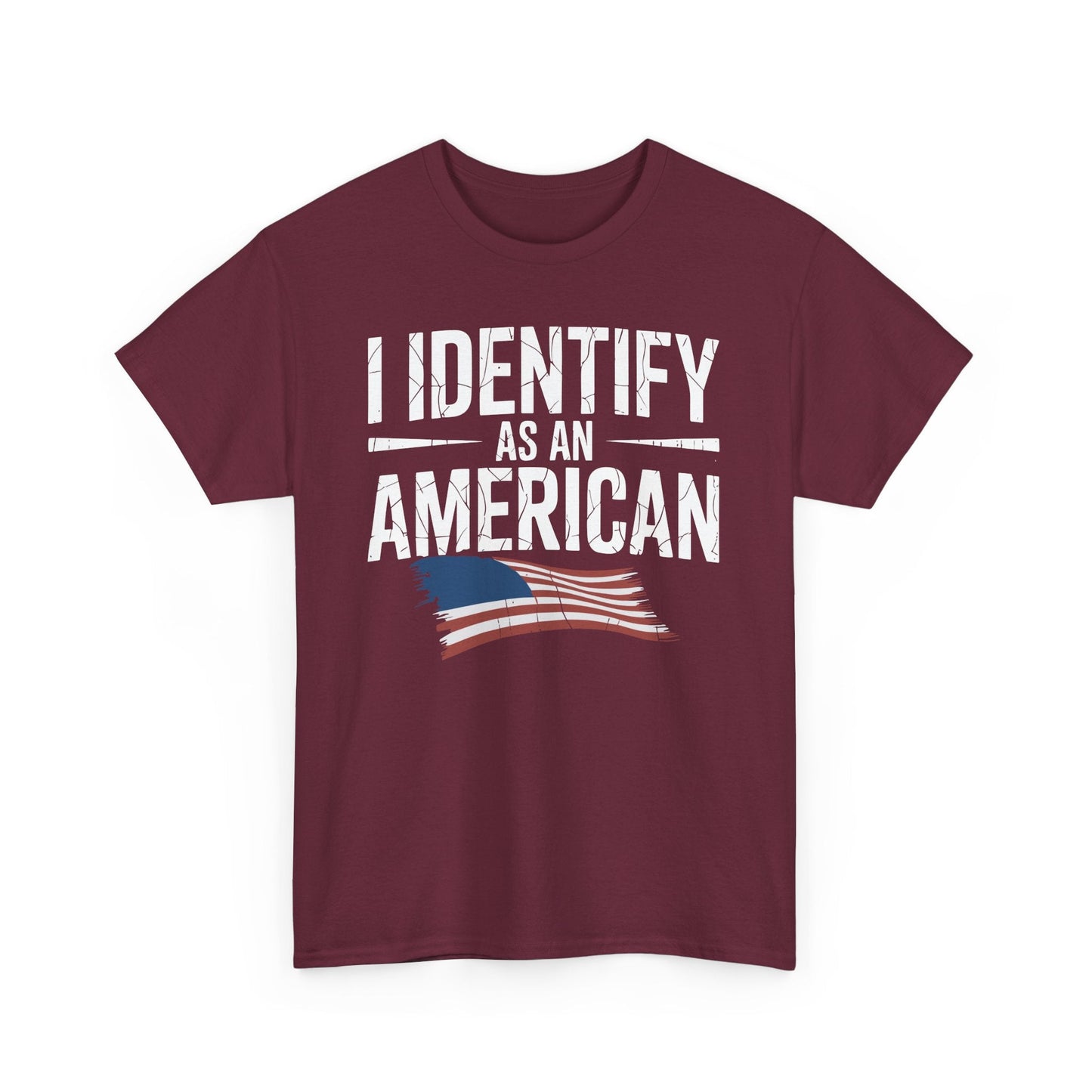 I Identify as an American No Identity Politics USA T-Shirt