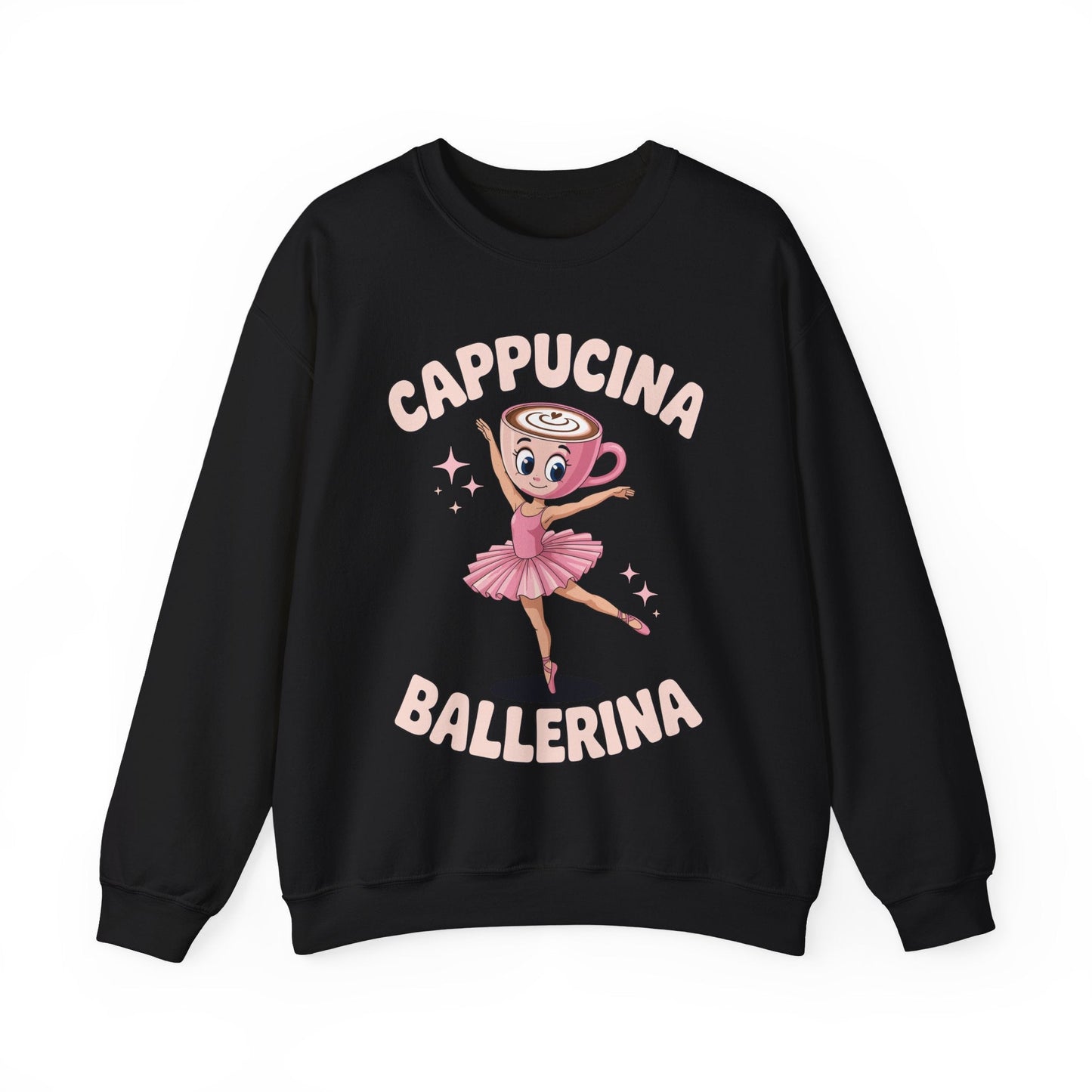 Funny Ballerina Cappuccina Coffee Dance Lovers Italian Meme Sweatshirt