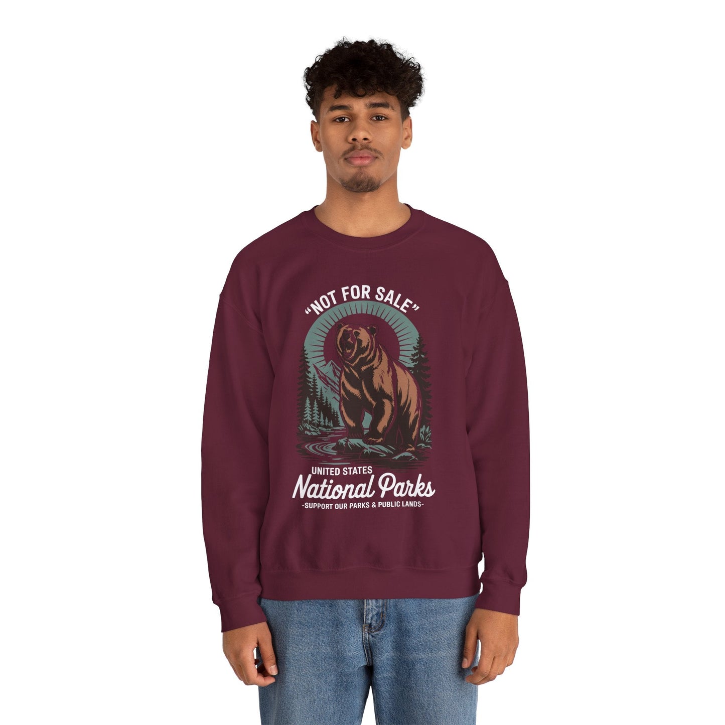 Not For Sale National Parks Support Our Parks & Public Lands Sweatshirt