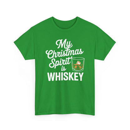Funny Christmas Drinking Shirt Whiskey Liquor Drinker Saying T-Shirt