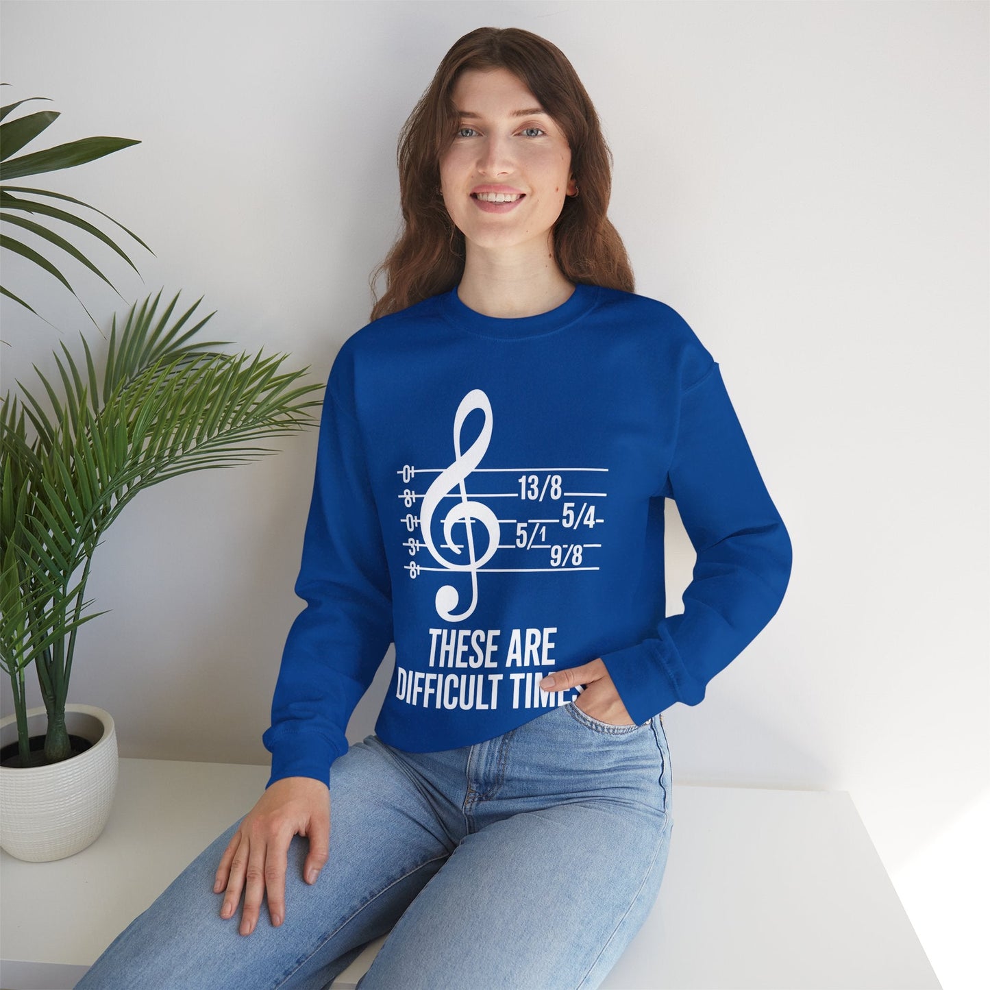 These Are Difficult Times Musician Sweatshirt
